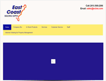 Tablet Screenshot of eastcoastbuilding.com